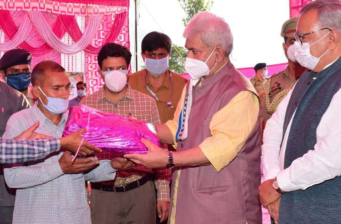 Lt Governor lays foundation stone for construction of Eklavya Model Residential School, Koteranka worth Rs 16 cr