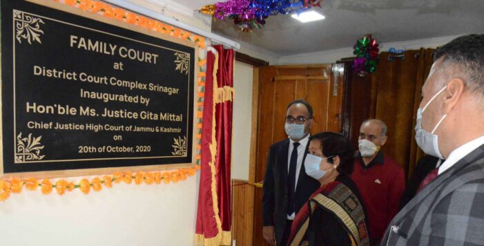 Justice Gita Mittal inaugurates first ever ‘Family Court’ in Srinagar
