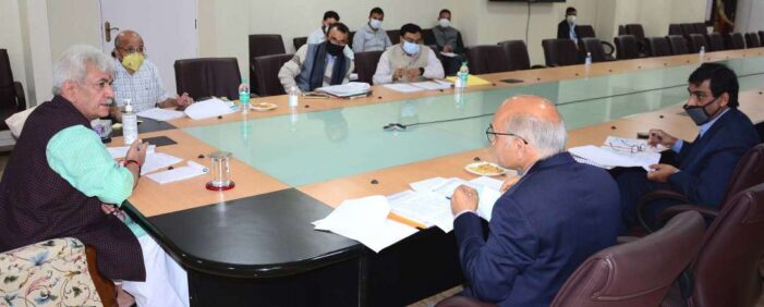 Lt Governor reviews progress made on recommendations of Committee on Business revival in J&K