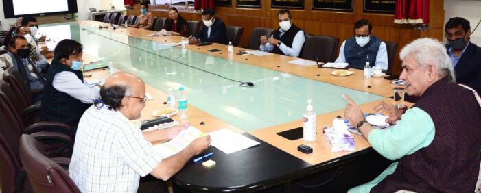 Lt Governor calls for developing Self Sustaining Public Conveniences across J&K