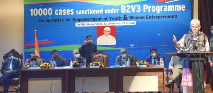 Lt Governor announces sanctioning of over 10,000 cases under B2V3 Self Employment Programme, Economic Package and My Town-My Pride