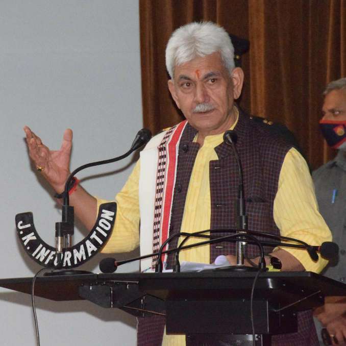 Lt Governor holds Press Conference at Srinagar