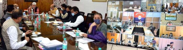 Lt Governor takes performance appraisal of Back to Village-3, discusses future plan