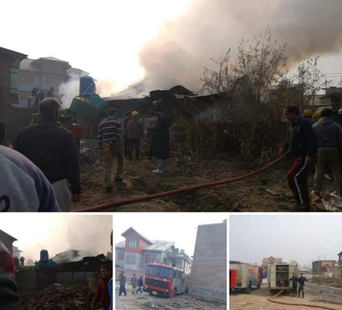House gutted, another damaged partially in Eidgah blaze