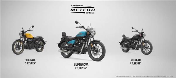 Royal Enfield launches all-new cruiser bike Meteor 350