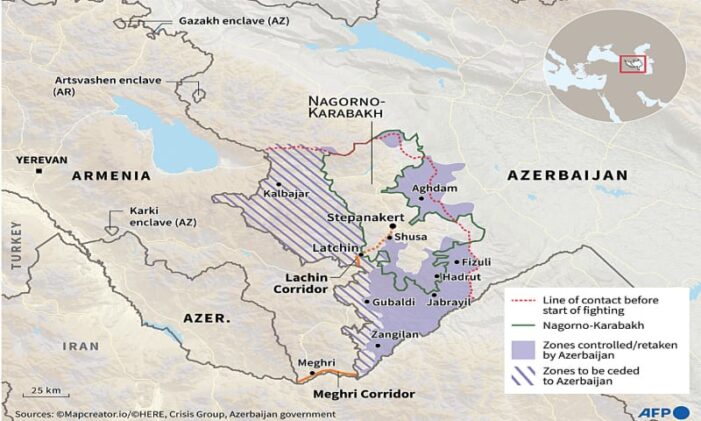 Azerbaijan’s troops enter first district handed over by Armenia