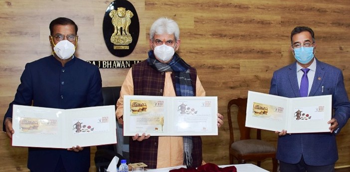 LG Sinha Releases Special Covers On Kangri And Kehwa By Department Of Posts LG Sinha Releases Special Covers On Kangri And Kehwa By Department Of Posts