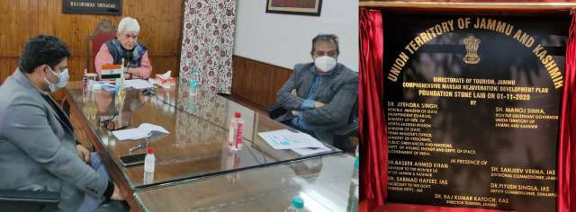 Lt Governor Manoj Sinha, Dr. Jitendra Singh inaugurate prestigious “Comprehensive Mansar Rejuvenation/Development Plan” worth Rs 198.37 Crores