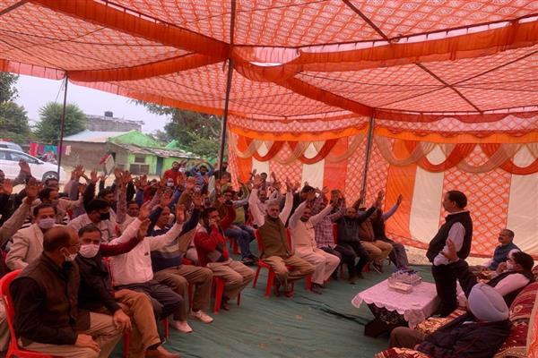 BJP victimized Jammu’s innocent population with false slogans: Th Balbir Singh BJP victimized Jammu’s innocent population with false slogans: Th Balbir Singh