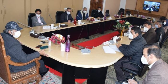 Advisor Baseer Khan reviews preparedness for Winter Tourism activities at Gulmarg