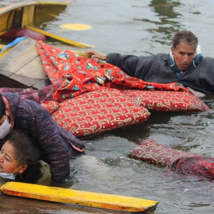 Boat carrying BJP activists at its Dal rally capsizes
