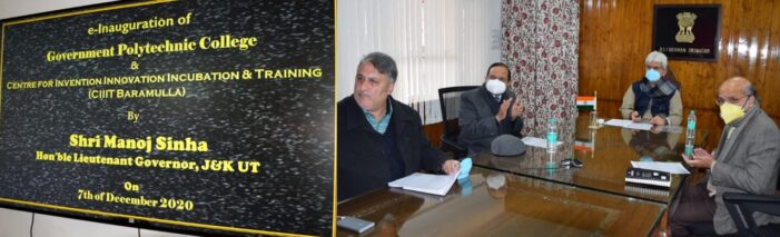 Lt Governor Manoj Sinha e-inaugurates Rs 181.57cr state of the art skill development centre at Baramulla