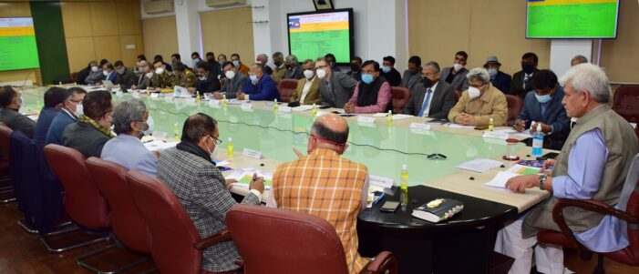 Lt Governor reviews implementation of PMDP projects