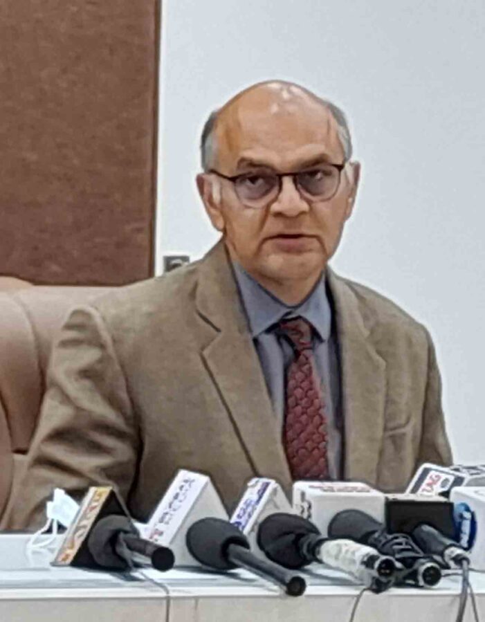 Over 57 % voting recorded in 7th Phase across J&K UT: SEC Sharma