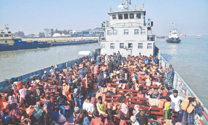 Bangladesh moves thousands of more Rohingya to remote island
