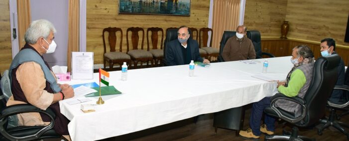 Delegation of Teachers’ Forum of Agricultural University, Jammu calls on Lt Governor Delegation of Teachers’ Forum of Agricultural University, Jammu calls on Lt Governor