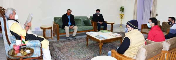 Former Legislator, delegation of All Parties Migrants Coordination Committee call on Lt Governor Former Legislator, delegation of All Parties Migrants Coordination Committee call on Lt Governor