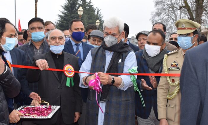 Lt Governor inaugurates 6th Technology Exhibition cum Seed Sale Mela on the theme “Shaping the Future Farming for Better Returns” at SKUAST-K Lt Governor inaugurates 6th Technology Exhibition cum Seed Sale Mela on the theme “Shaping the Future Farming for Better Returns” at SKUAST-K