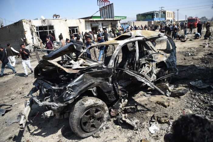 Afghan bomb kills at least 8; UN slams high civilian deaths