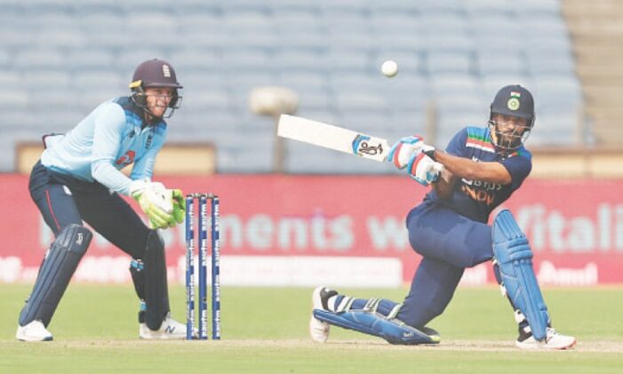 Dhawan, Krishna help India derail England in first ODI