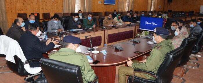 Advisor Bhatnagar takes stock of developmental scenario, COVID-19 vaccination at Baramulla Advisor Bhatnagar takes stock of developmental scenario, COVID-19 vaccination at Baramulla