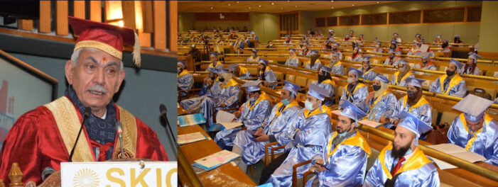 Lt Governor addresses 1st Convocation of Islamic University of Science and Technology Lt Governor addresses 1st Convocation of Islamic University of Science and Technology