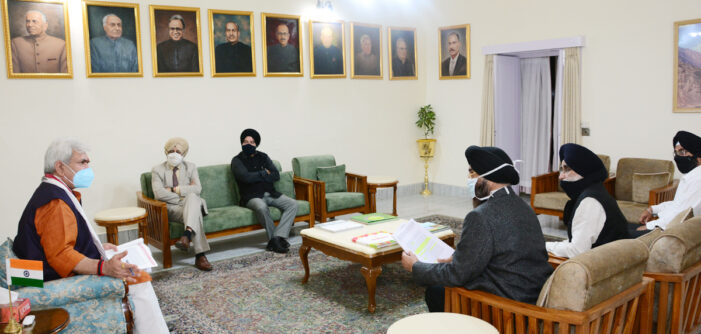 Former Ministers, Ex MLA, Sikh Progressive Front call on Lt Governor Former Ministers, Ex MLA, Sikh Progressive Front call on Lt Governor