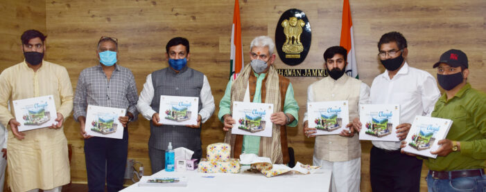 Lt Governor releases Coffee Table book “Chenab (Chandrabhaga) Valley-Amazing Little Kashmir” Lt Governor releases Coffee Table book “Chenab (Chandrabhaga) Valley-Amazing Little Kashmir”