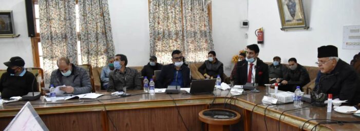 DDCMC meets at Srinagar DDCMC meets at Srinagar