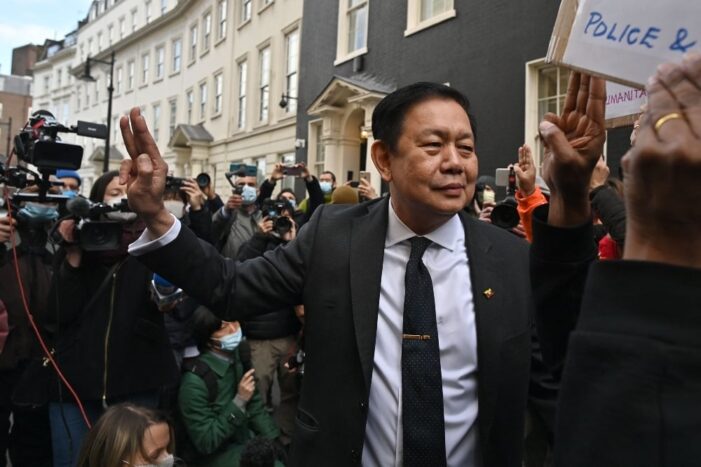 Diplomats loyal to Myanmar military seize London embassy