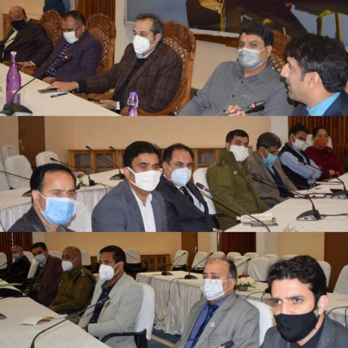 Advisor Baseer Khan reviews final arrangements for Tulip Festival