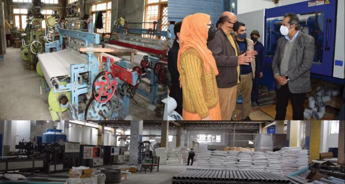 Advisor Baseer Khan visits Silk Park and industrial estate Zakura