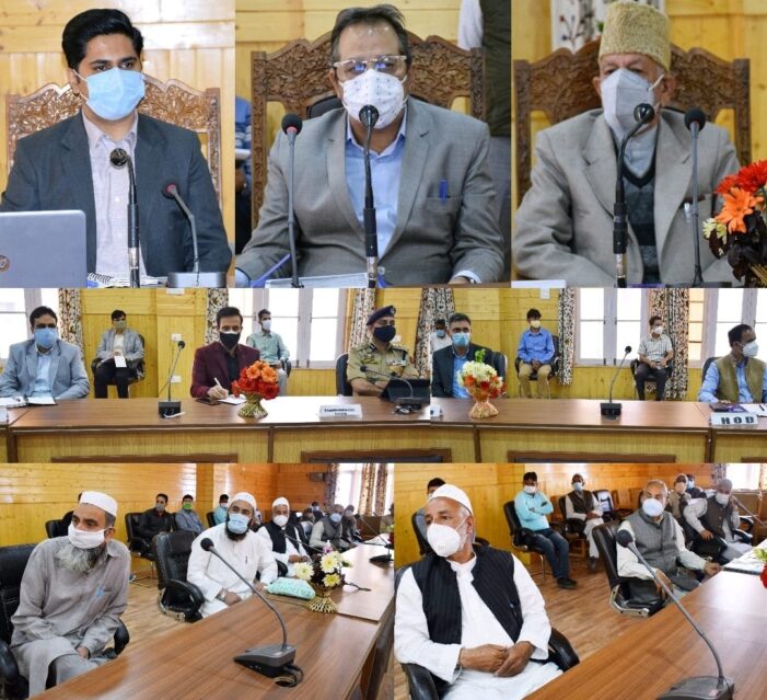Baseer Khan reviews Covid mitigation preparedness in Bandipora; meets people, religious Heads Baseer Khan reviews Covid mitigation preparedness in Bandipora; meets people, religious Heads