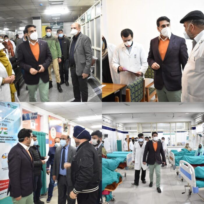 DDC Srinagar takes stock of patient care facilities at city hospitals
