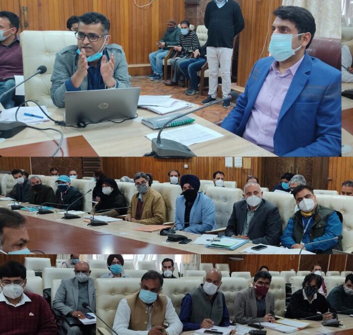 DC Srinagar holds meeting on formulation of District Development Plan DC Srinagar holds meeting on formulation of District Development Plan