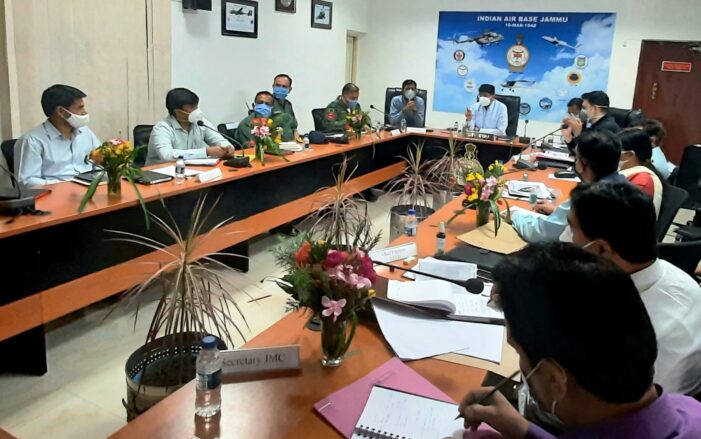 Div Com chairs AEMC meet at Airforce Station Jammu Div Com chairs AEMC meet at Airforce Station Jammu