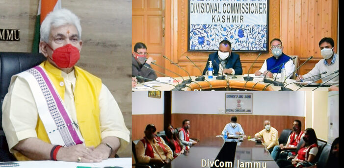 Lt Governor chairs meeting with office-bearers, volunteers of Indian Red Cross Society, J&K