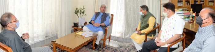 Former Deputy CM, Former Legislators call on Lt Governor Former Deputy CM, Former Legislators call on Lt Governor