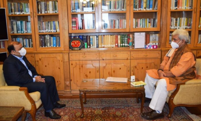 MP Kunwar Danish Ali calls on Lt Governor MP Kunwar Danish Ali calls on Lt Governor