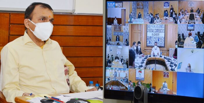Principal Secretary to Lt Governor chairs meeting of all DCs Principal Secretary to Lt Governor chairs meeting of all DCs