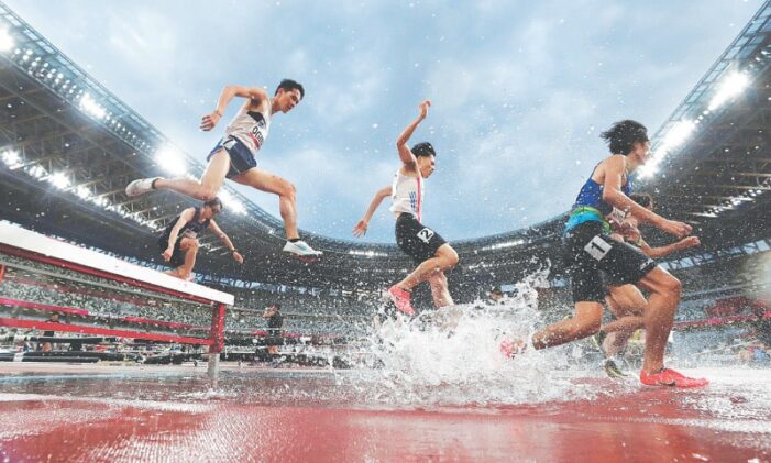 Tokyo’s Olympic Stadium holds track and field test event, minus fans