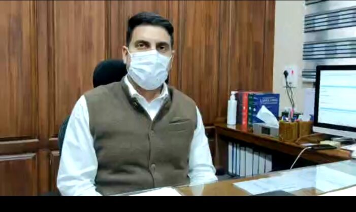 DC Srinagar appeals for strict adherence to sops