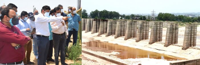 Div Com sets timeline for completion of pending work on Tawi Barrage Project Div Com sets timeline for completion of pending work on Tawi Barrage Project