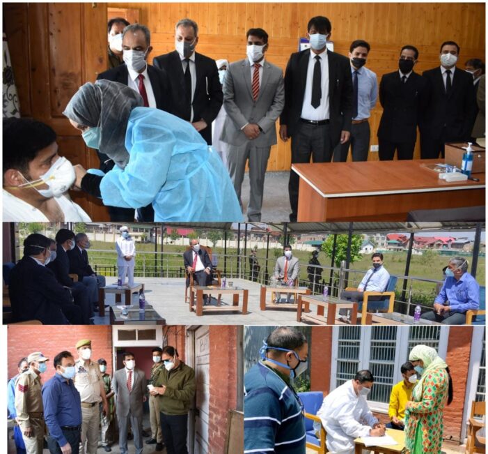 Justice Magrey visits District Court Complex Srinagar Justice Magrey visits District Court Complex Srinagar