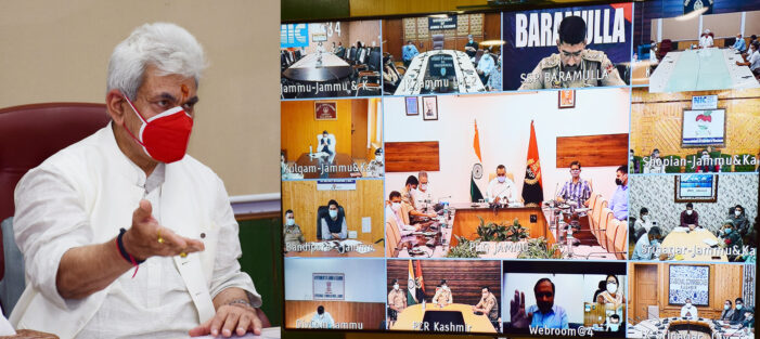 Lt Governor reviews District-level Covid control measures Lt Governor reviews District-level Covid control measures