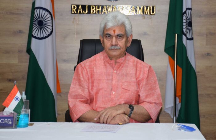 Lt Governor addresses the people of J&K through video message Lt Governor addresses the people of J&K through video message