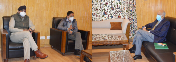 MP Justice Hassnain Masoodi visits Shopian