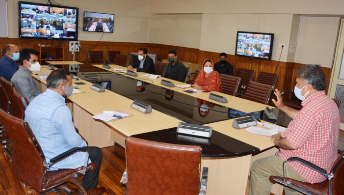 Dr Samoon reviews status of different components of Skill Development Department