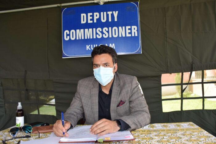 Vaccine safe, imperative tool to combat pandemic: DC Kulgam Vaccine safe, imperative tool to combat pandemic: DC Kulgam