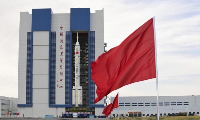 Rocket on pad, China ready to send first crew to live on space station